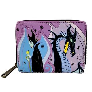Loungefly x Disney Sleeping Beauty Maleficent Small Zip Wallet